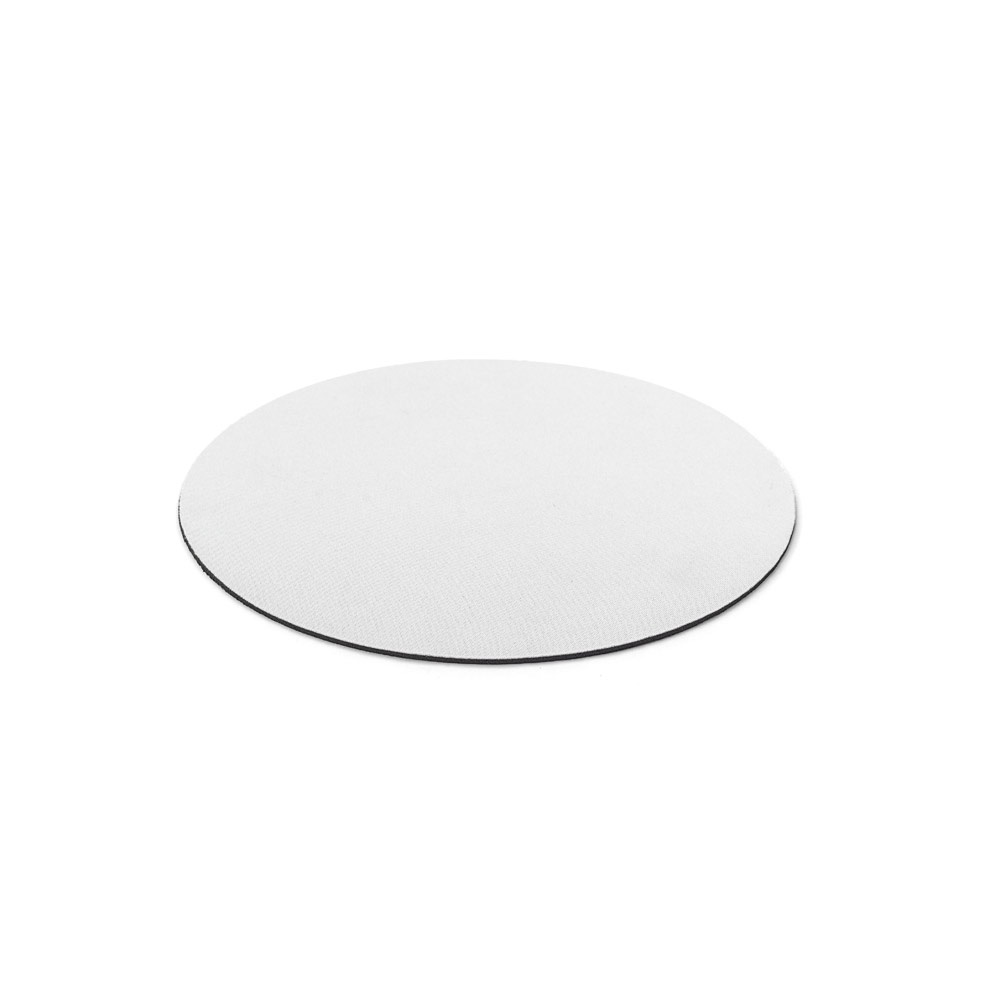 BLAIR ROUND. Ronde muismat met rubberen basis