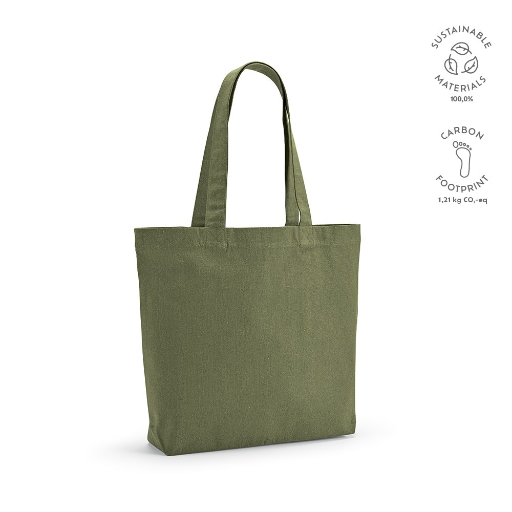 Aconcagua boodschappentas gerecycled katoen 280 gsm - Legergroen