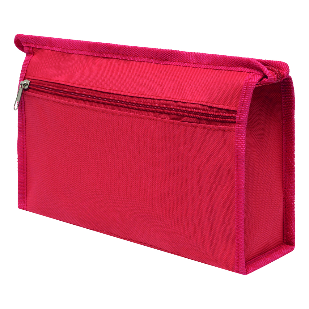 NIGHT & DAY - 600D polyester toilettas - Rood